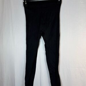 Womens Leggings Size S Black Seamless High Waist Scrunch Butt Tummy